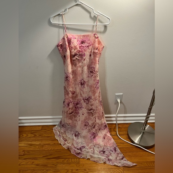 TALL GIRL Silk Floral Dress - Picture 4 of 6
